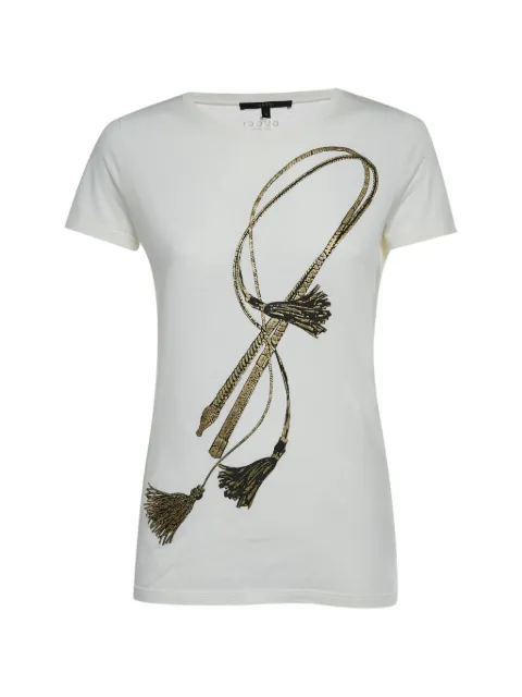 Gucci Pre-Owned printed crewneck T-shirt Neutrals 1324049