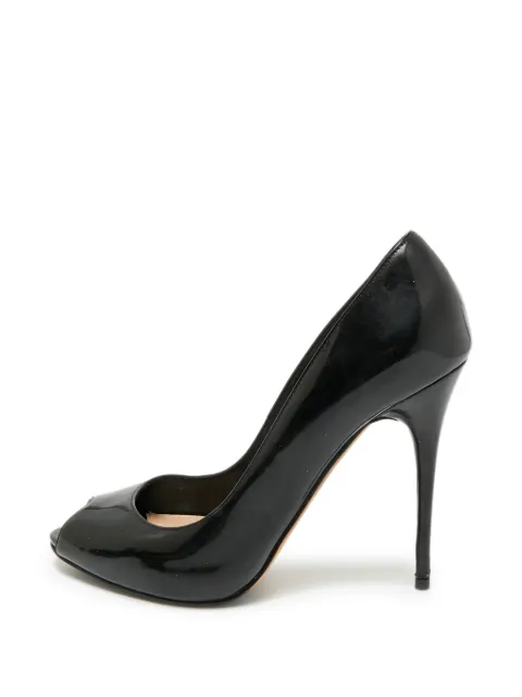 Alexander McQueen Pre-Owned peep-toe pumps Black 1334641