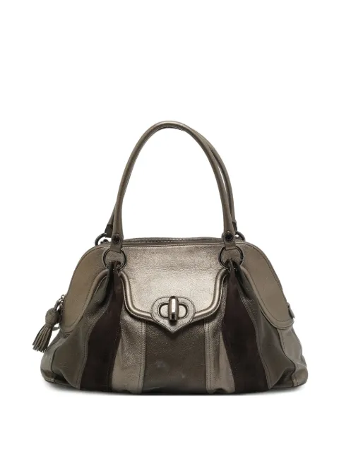 Moschino Pre-Owned tassel metallic shoulder bag Silver 1359417