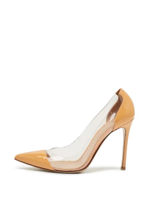 Gianvito Rossi Plexi panelled pumps White 1312664