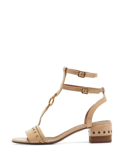 Chloé Pre-Owned Perry ankle strap sandals Neutrals 1339168