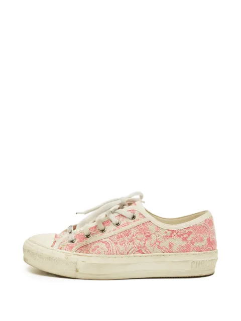 Christian Dior Pre-Owned Walk'n'Dior jacquard sneakers Pink 1295966