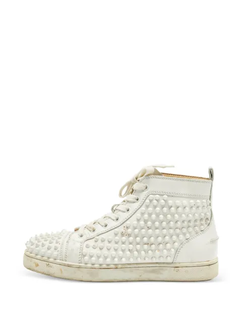 Christian Louboutin Pre-Owned Louis Spikes high-top sneakers White 1331688