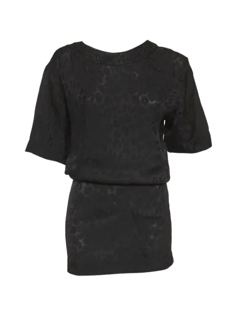 Louis Vuitton Pre-Owned jacquard mini dress Black 1293148