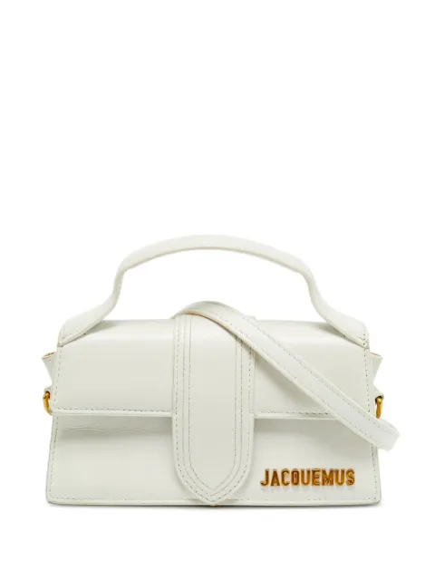Jacquemus Pre-Owned mini Le Bambino leather tote bag White 1265240