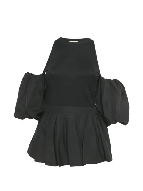 Alexander McQueen Pre-Owned balloon-sleeve blouse Black 1254848