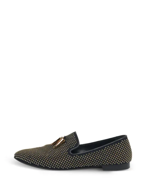 Giuseppe Zanotti Vintage Shark Tooth studded loafers Black 1280879