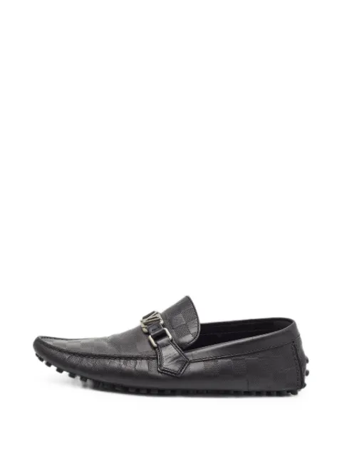 Louis Vuitton Pre-Owned Hockenheim loafers Black 1349111
