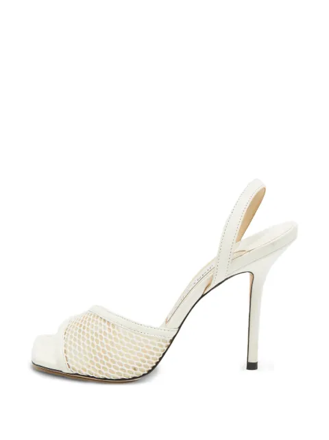 Jimmy Choo Pre-Owned open-toe slingback sandals White 1268849