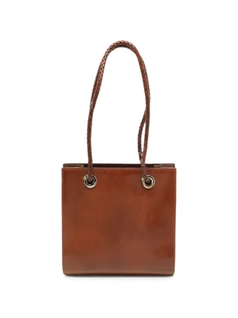 Cartier Panthère braided handle tote bag Brown 1277074
