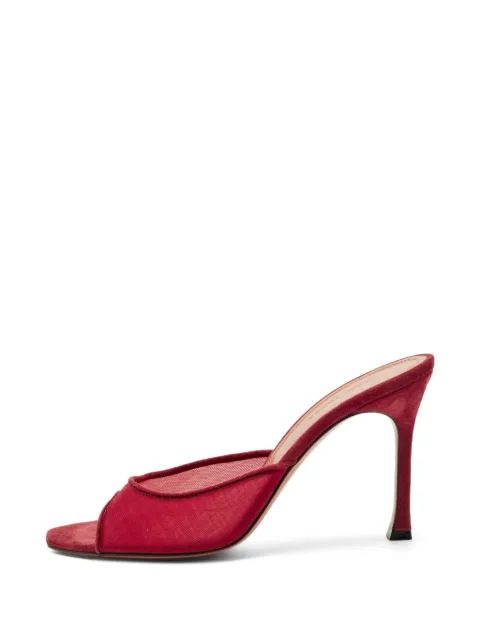 Amina Muaddi Lauda open-toe sandals Red 1299662