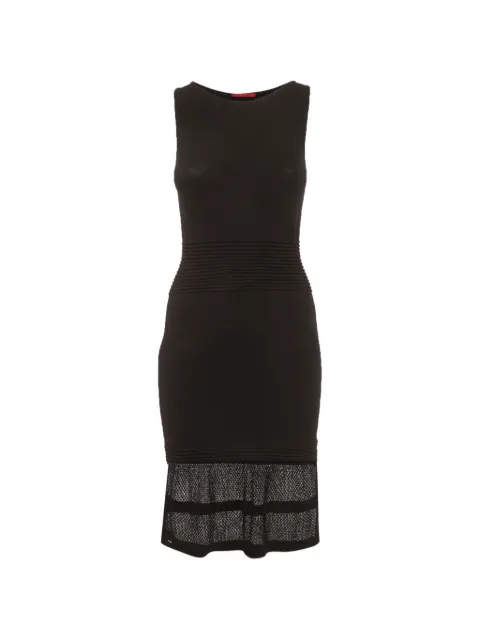 Carolina Herrera Vintage stretch knit midi dress Black 1279539