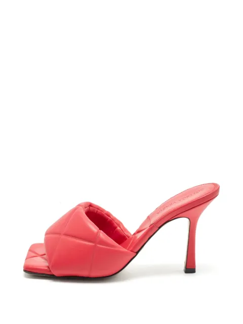 Bottega Veneta Pre-Owned Lido quilted sandals Pink 1357663