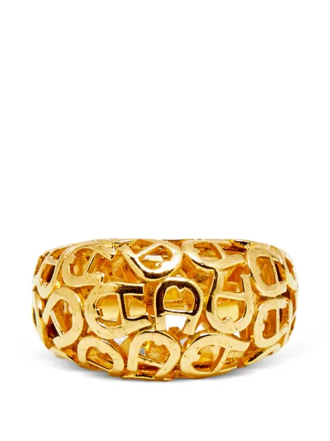 Aigner Vintage cut-out ring Gold 1324218