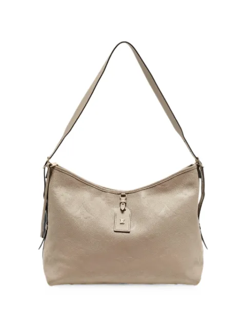 Louis Vuitton Pre-Owned CarryAll MM Monogram Giant Empreinte shoulder bag Neutrals 1267099