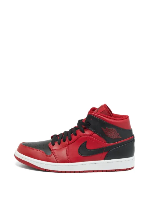 Jordan Air Jordan 1 Reverse Bred mid-top sneakers Black 1334153