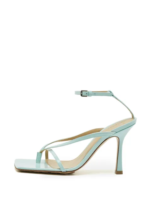 Bottega Veneta Pre-Owned leather heeled sandals Blue 1311122