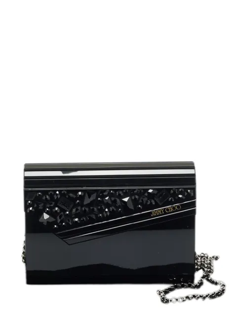 Jimmy Choo Pre-Owned Candy clutch bag Black 1262203