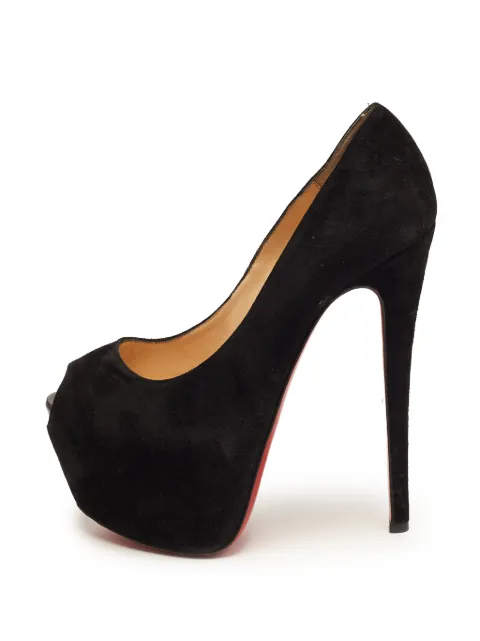 Christian Louboutin Pre-Owned Daffodile peep-toe pumps Black 1362642