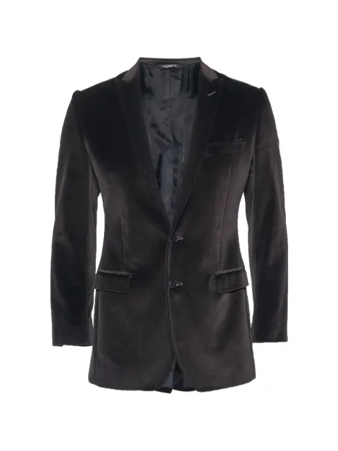 Dolce & Gabbana Pre-Owned single-breasted blazer Brown 1307726