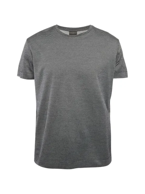 Emporio Armani Pre-Owned crew-neck short-sleeve T-shirt Grey 1305758