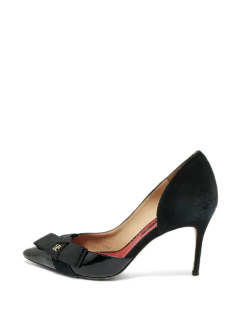 Carolina Herrera Vintage D'Orsay pointed-toe pumps Black 1277148