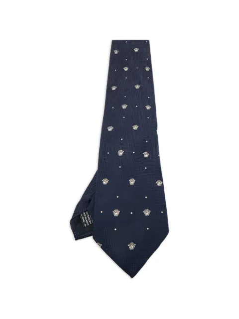 Versace Pre-Owned Medusa Head motif tie Blue 1262810