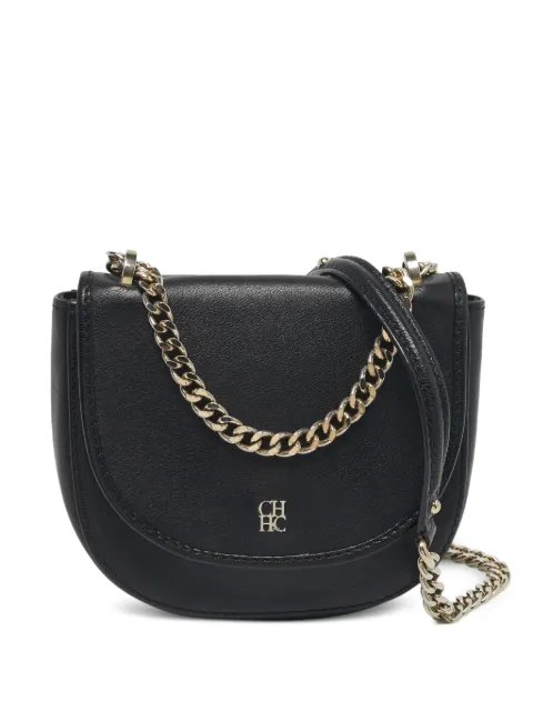 Carolina Herrera Vintage leather crossbody bag Black 1280269