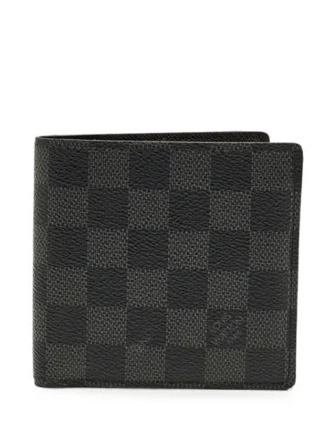Louis Vuitton Pre-Owned 2009 Marco Damier Graphite wallet Black 1328907