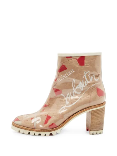 Christian Louboutin Pre-Owned Loubi ankle boots Neutrals 1342486