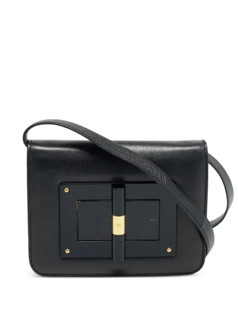 Tom Ford Vintage small Natalia turn-lock crossbody bag Black 1290100