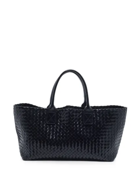 Bottega Veneta Pre-Owned medium Cabat intrecciato tote bag Black 1344596