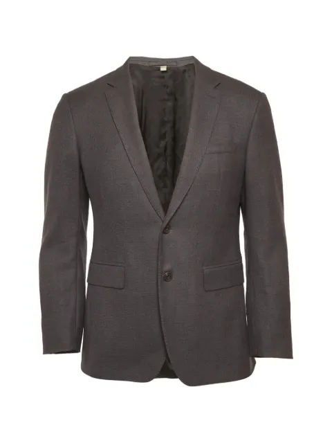 Burberry Pre-Owned regular-fit blazer Grey 1309775