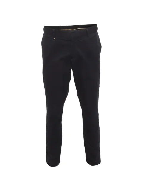 BOSS concealed-closure trousers Blue 1286867