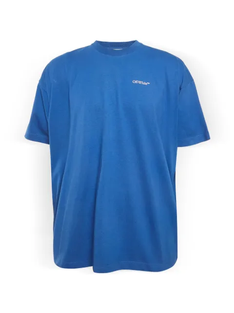 Off-White Pre-Owned Arrow-print T-shirt Blue 1306088