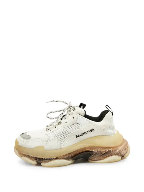 Balenciaga Pre-Owned Triple S Clear sneakers White 1334934