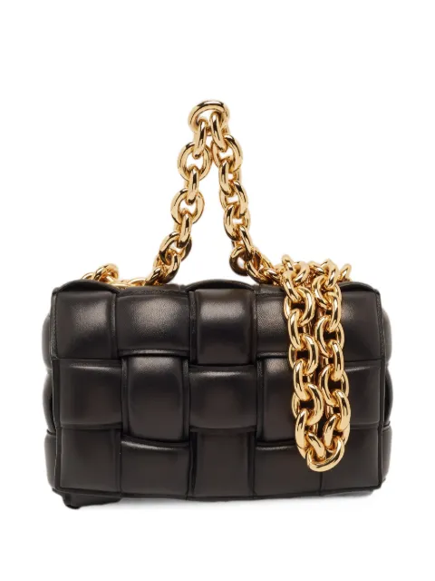 Bottega Veneta Pre-Owned Cassette padded shoulder bag Black 1326605
