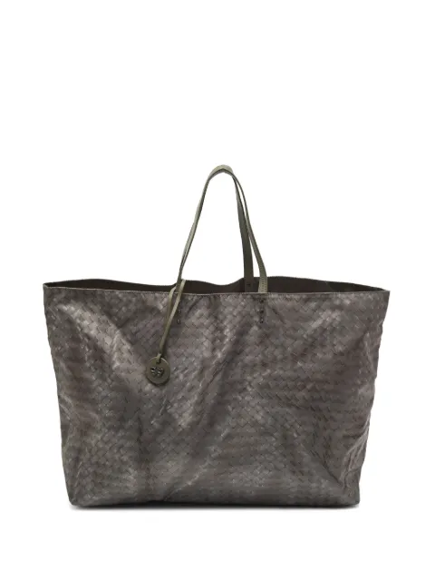 Bottega Veneta Pre-Owned intrecciato tote bag Grey 1348240