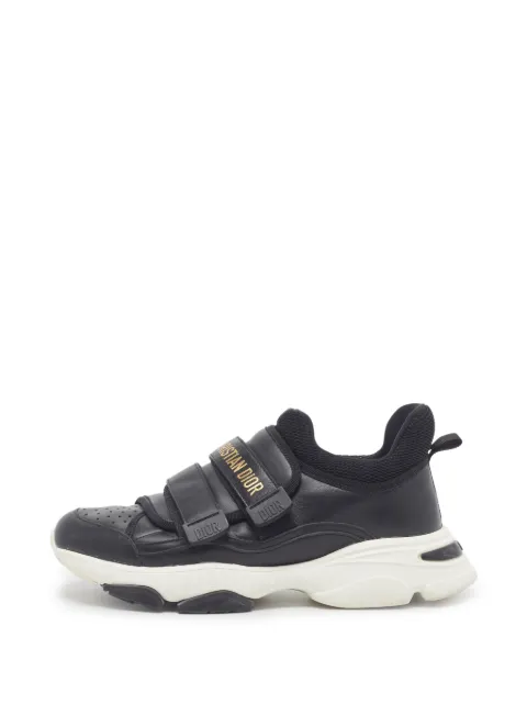 Christian Dior Pre-Owned D Wander touch-strap sneakers Black 1347882