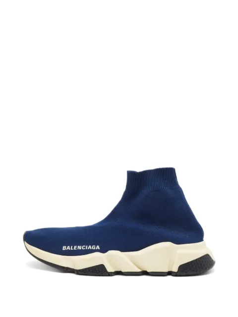 Balenciaga Pre-Owned Speed knit sneakers Blue 1340831