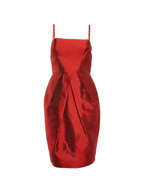 Dolce & Gabbana Pre-Owned sleeveless pleated mini dress Red 1316331