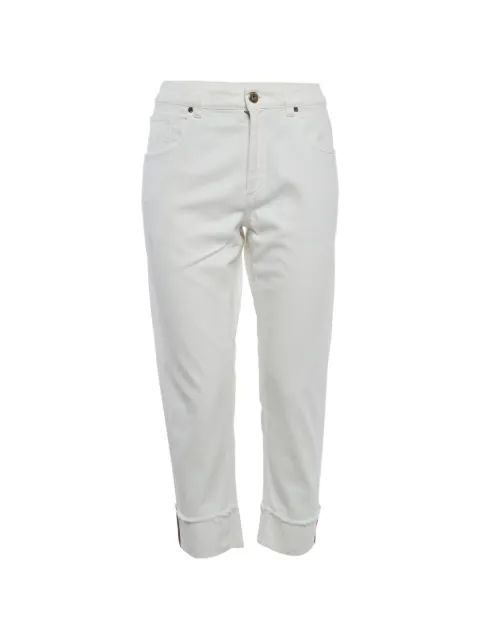 Brunello Cucinelli raw-edge jeans Neutrals 1316040
