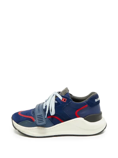 Burberry Pre-Owned Ramsey touch-strap sneakers Blue 1331350