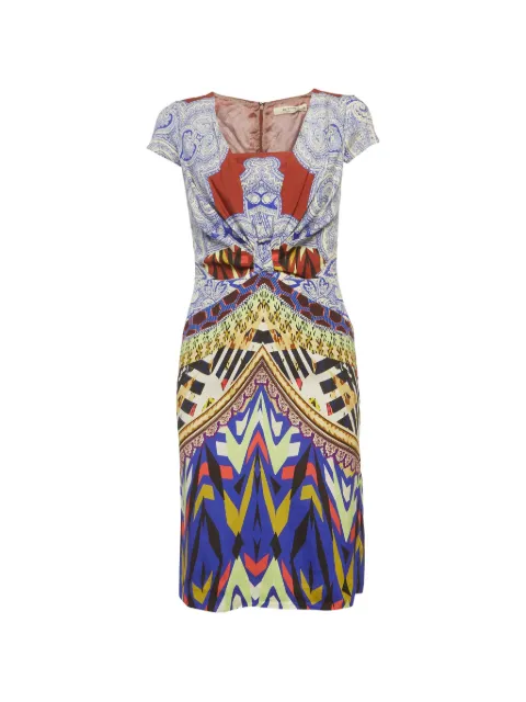 Etro Pre-Owned paisley-print mini dress Blue 1306745