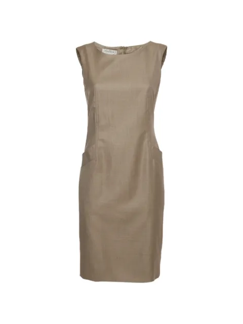 Max Mara boat-neck sleeveless mini dress Neutrals 1319029