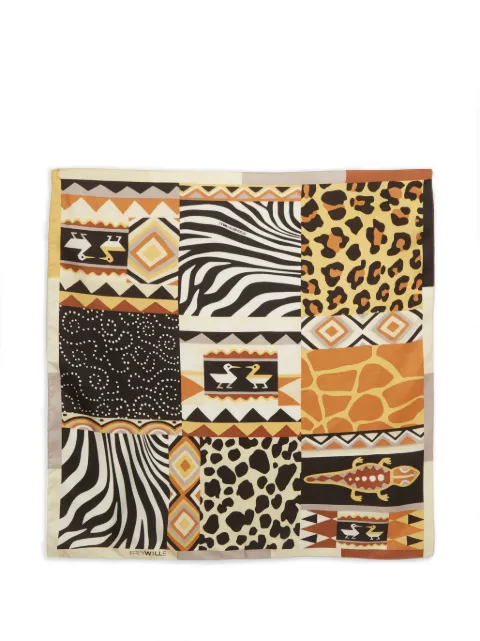 Weingrill Pre-owned silk scarf Orange 1281417