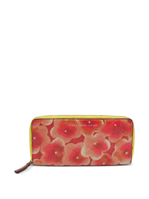 Marc By Marc Jacobs floral-print continental wallet Red 1319145