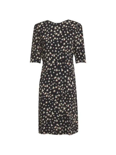 Marni Pre-Owned abstract-print midi dress Blue 1319036