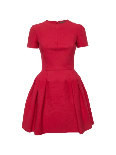 Alexander McQueen Pre-Owned jacquard mini dress Pink 1314912