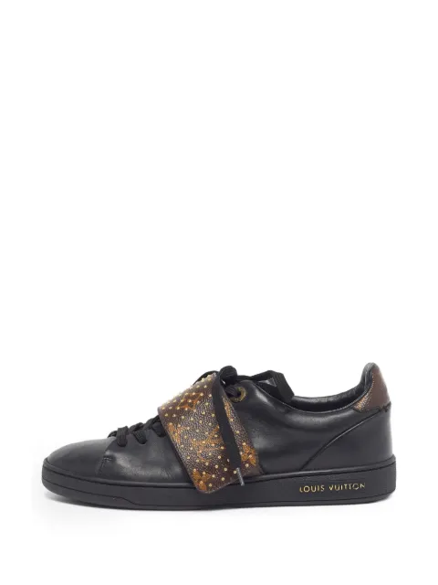 Louis Vuitton Pre-Owned Frontrow Monogram sneakers Black 1305609